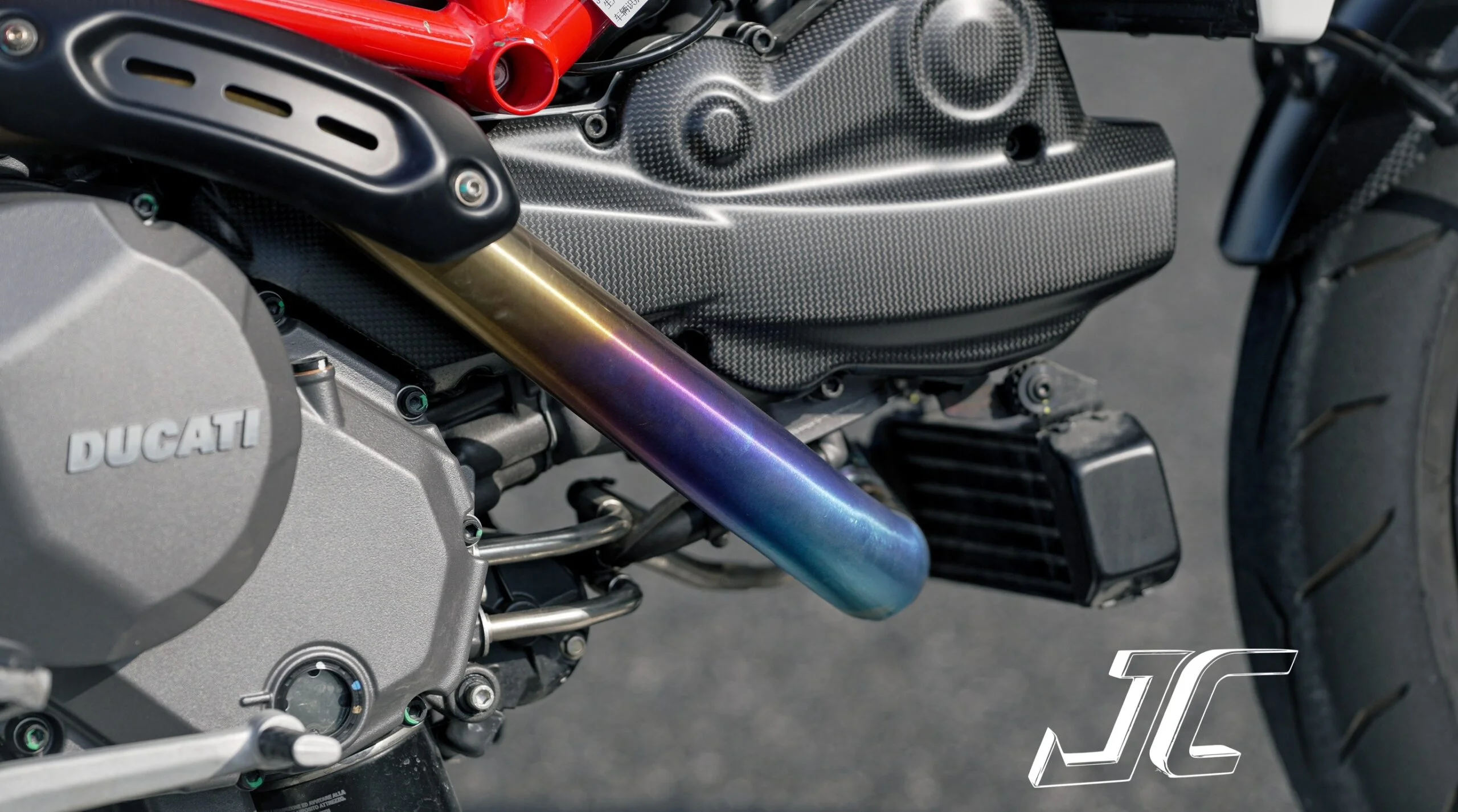 Ducati Hypermotard 950 SP titanium full exhaust - Image 3