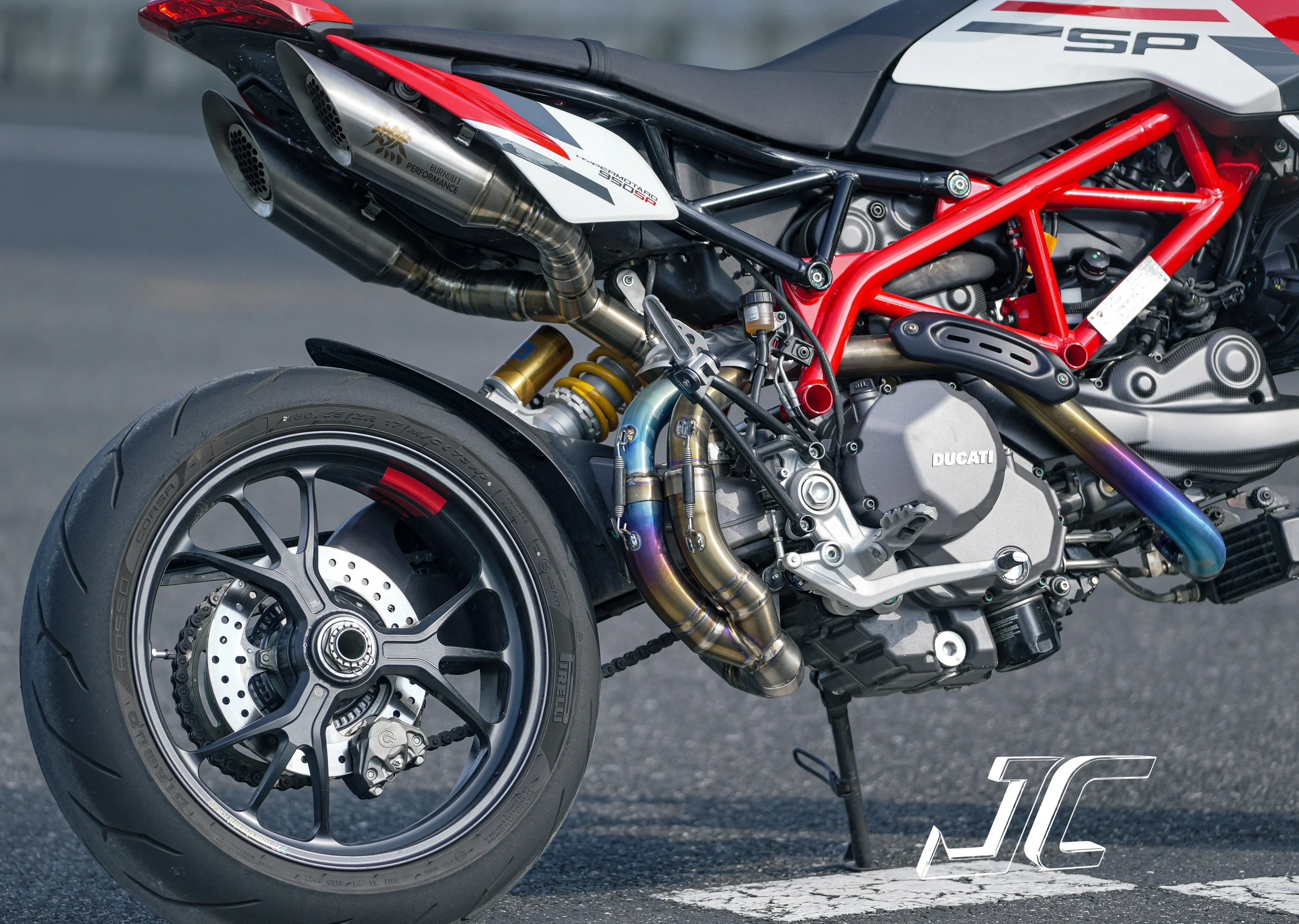 Ducati Hypermotard 950 SP titanium full exhaust - Image 2
