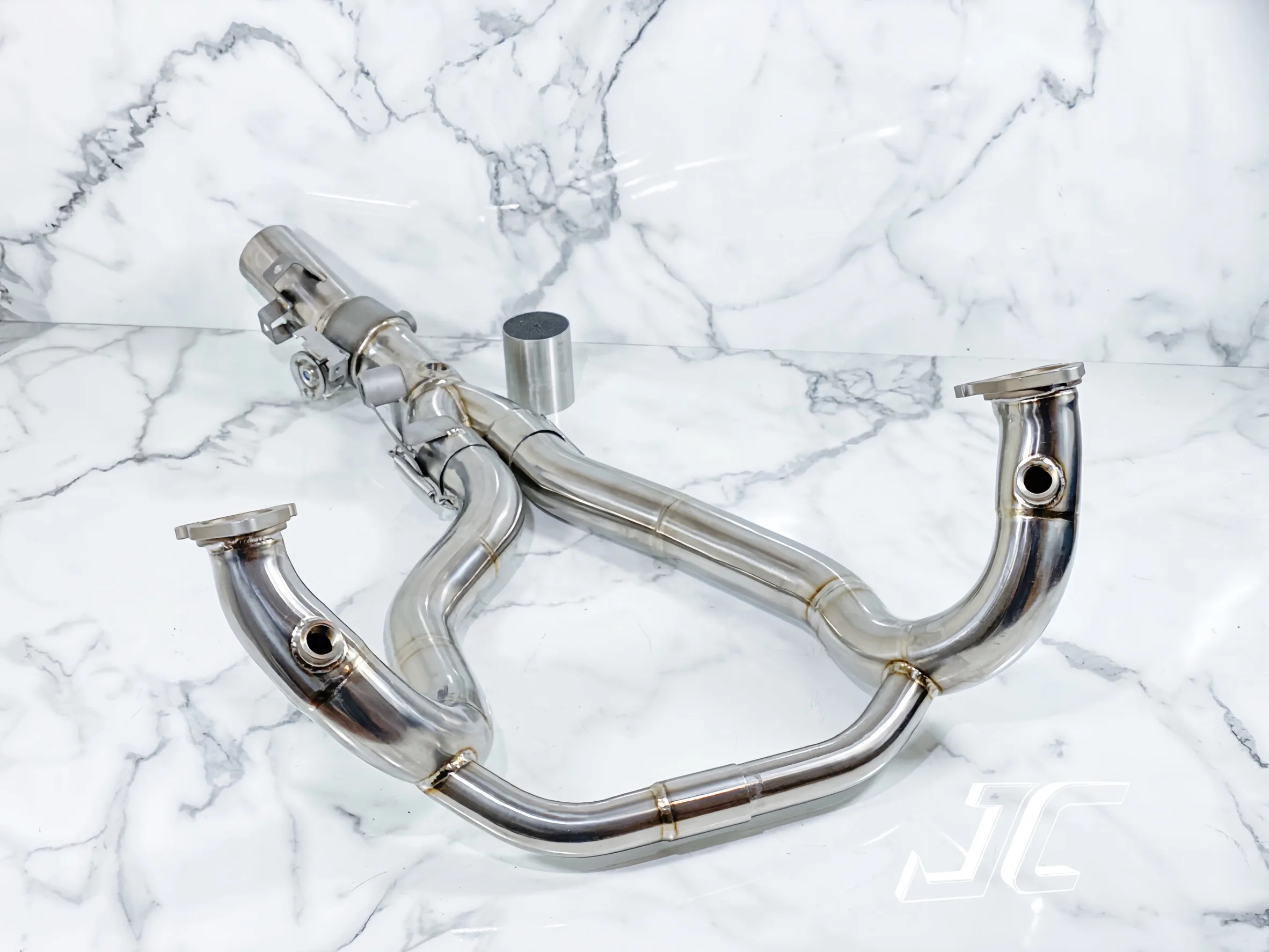 BMW 1300GS/GSA front exhaust with valve