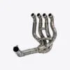 Kawasaki H2 Titanium Front exhaust system