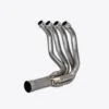 Kawasaki Z900 Titanium front middle exhaust