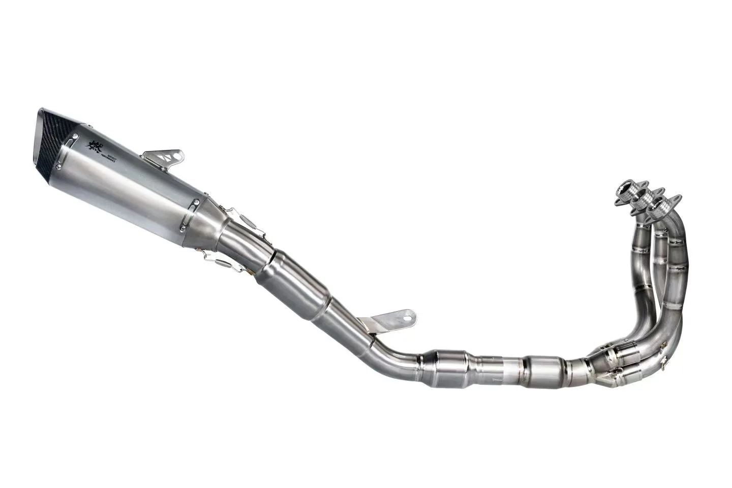 CFMOTO 675SR/675NK Titanium full exhaust Single side low - Image 5