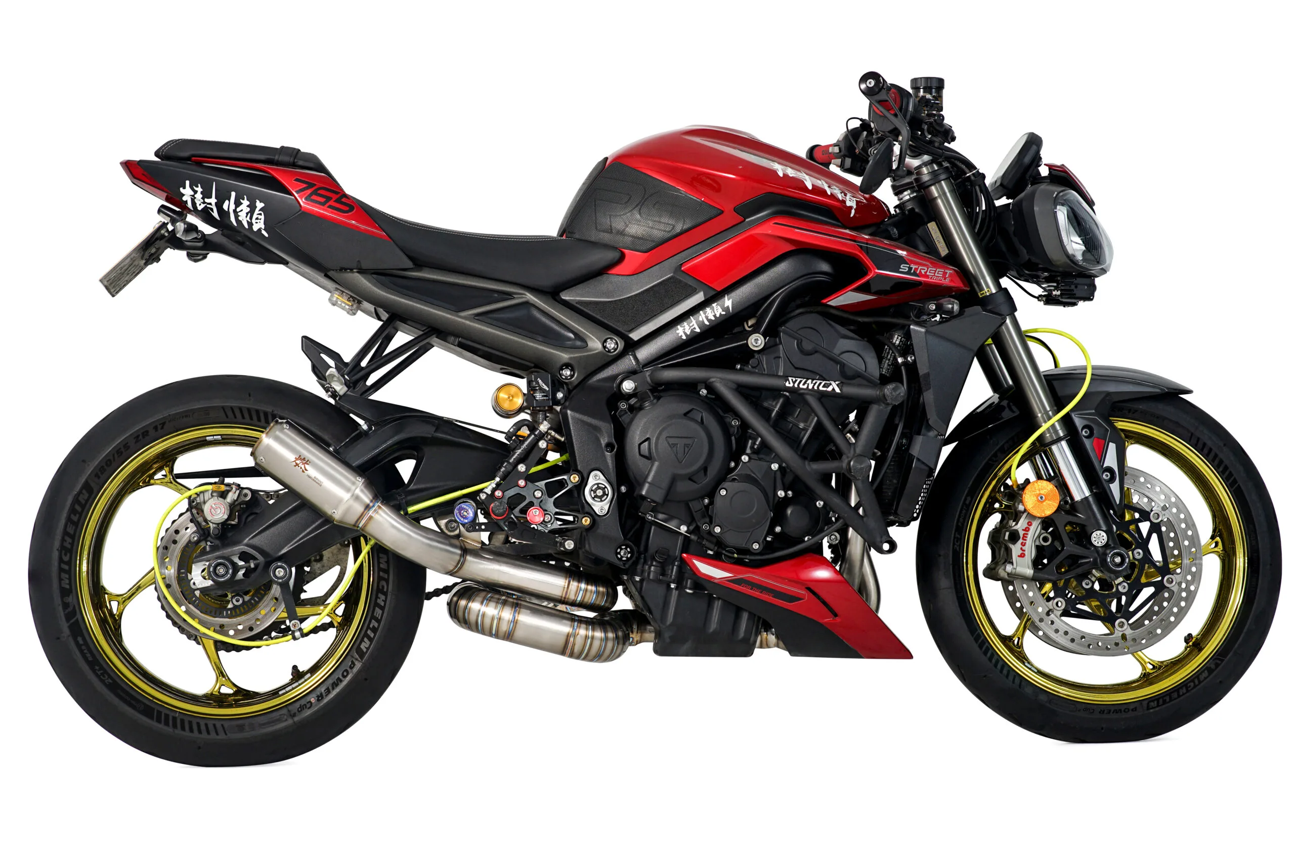 Triumph Street Triple 765RS Full Titanium Exhaust System - Image 7