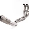 Stainless steel motorcycle exhaust system