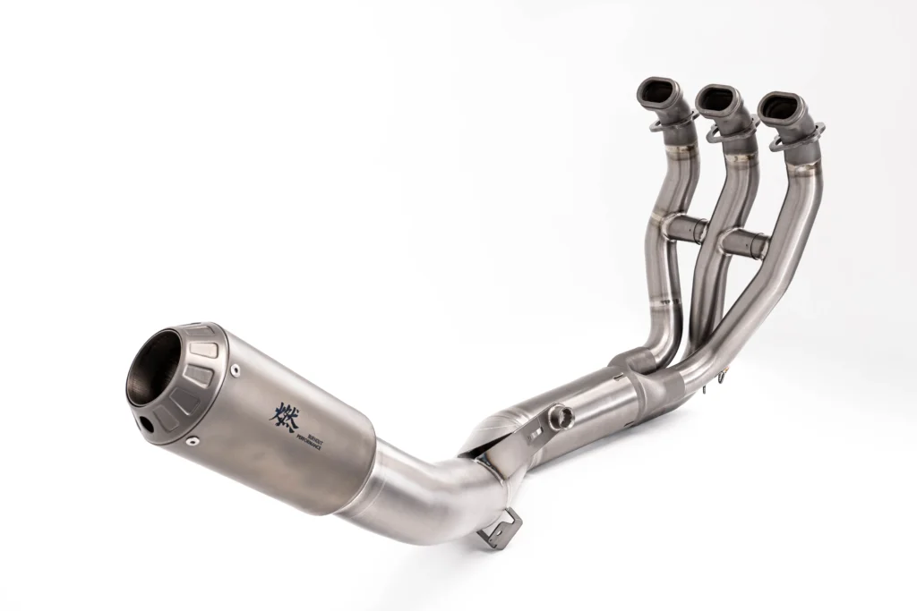 Stainless steel motorcycle exhaust system